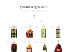 Tablet Screenshot of drankvergelijker.nl